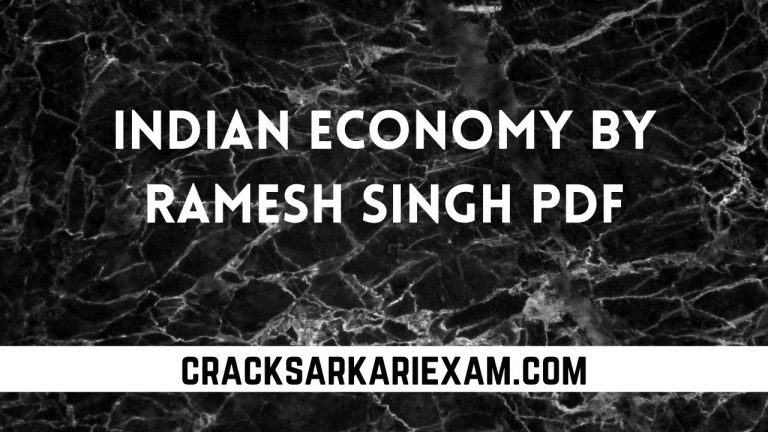 Indian Economy By Ramesh Singh Pdf