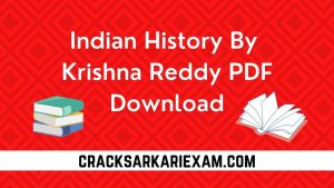 Indian History By Krishna Reddy PDF Download