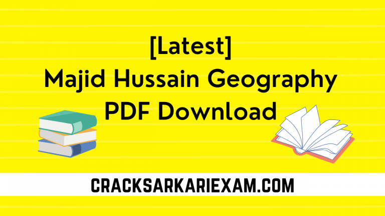 Majid Hussain Geography PDF Download