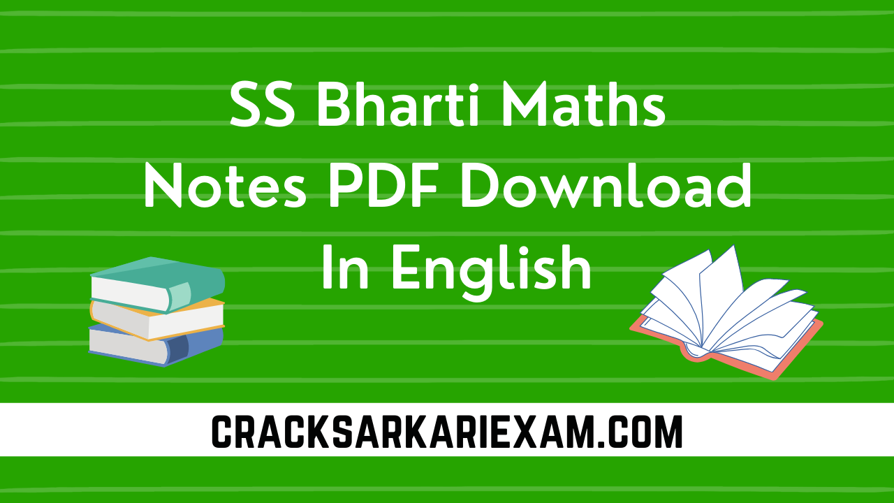 SS Bharti Maths Notes PDF Download In English