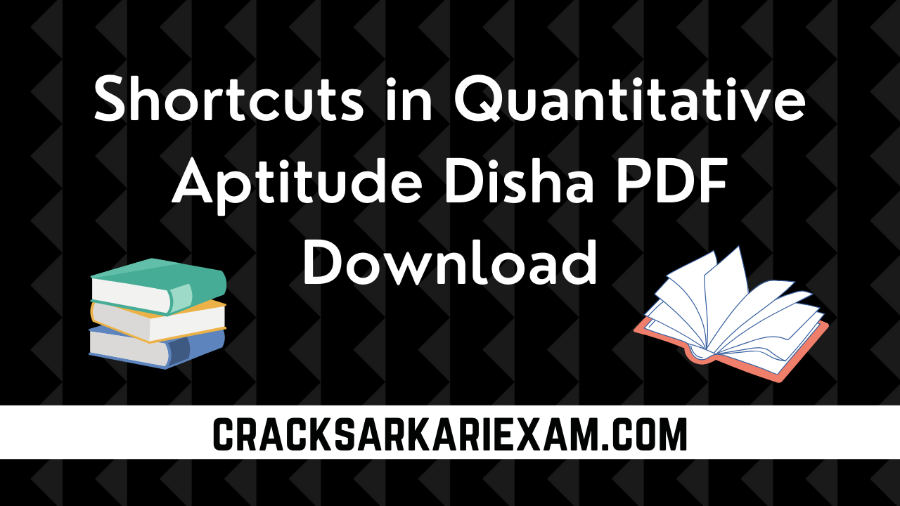 Shortcuts in Quantitative Aptitude Disha PDF Download