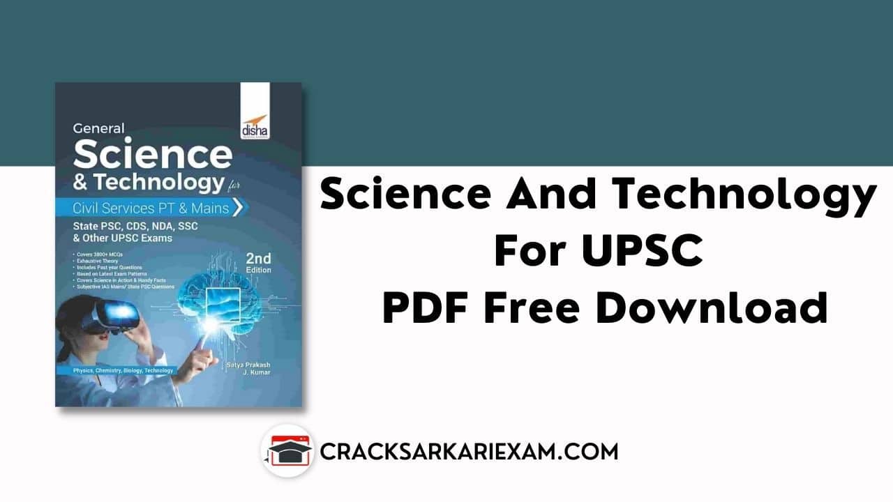 Science And Technology For UPSC PDF Free Download