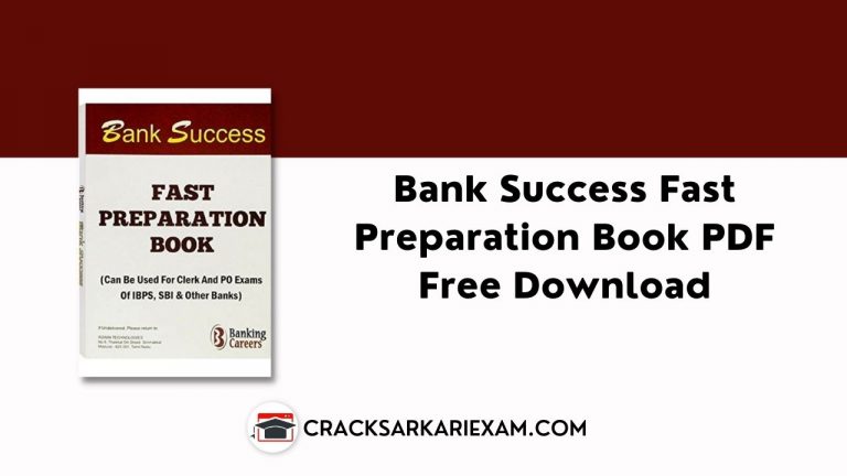 Bank Success Fast Preparation Book PDF Free Download