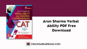 Arun Sharma Verbal Ability PDF Free Download