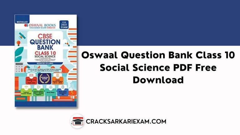 Oswaal Question Bank Class 10 Social Science PDF Free Download