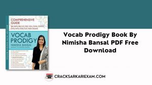 Vocab Prodigy Book By Nimisha Bansal PDF Free Download