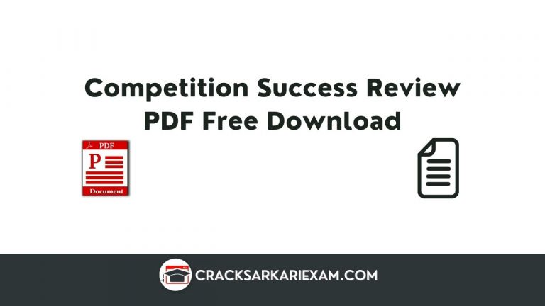 Competition Success Review PDF Free Download