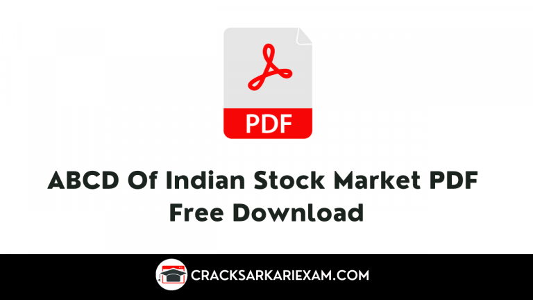 ABCD Of Indian Stock Market PDF Free Download