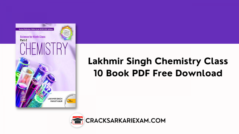 Lakhmir Singh Chemistry Class 10 Book PDF Free Download