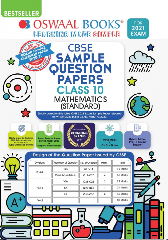 Oswaal Sample Paper Class 10 Maths Standard Solutions