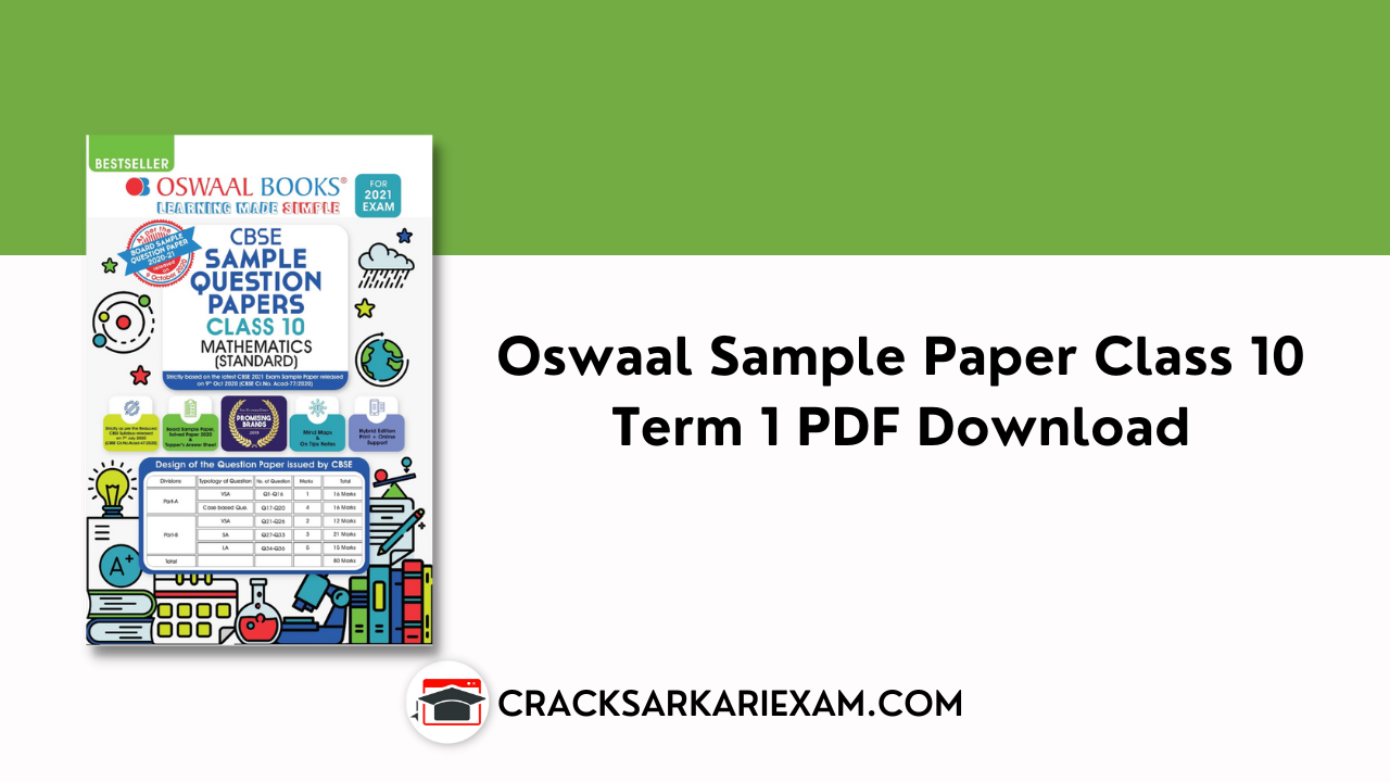 Oswaal Sample Paper Class 10 Term 1 PDF Download
