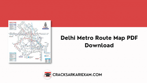 Delhi Metro Route Map PDF Download