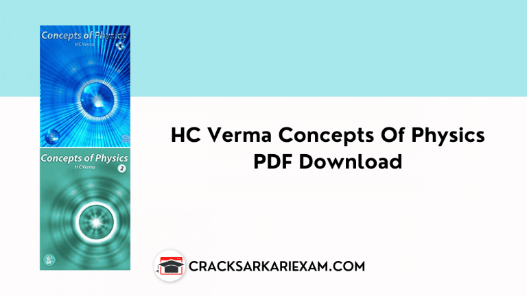 HC Verma Concepts Of Physics PDF Download