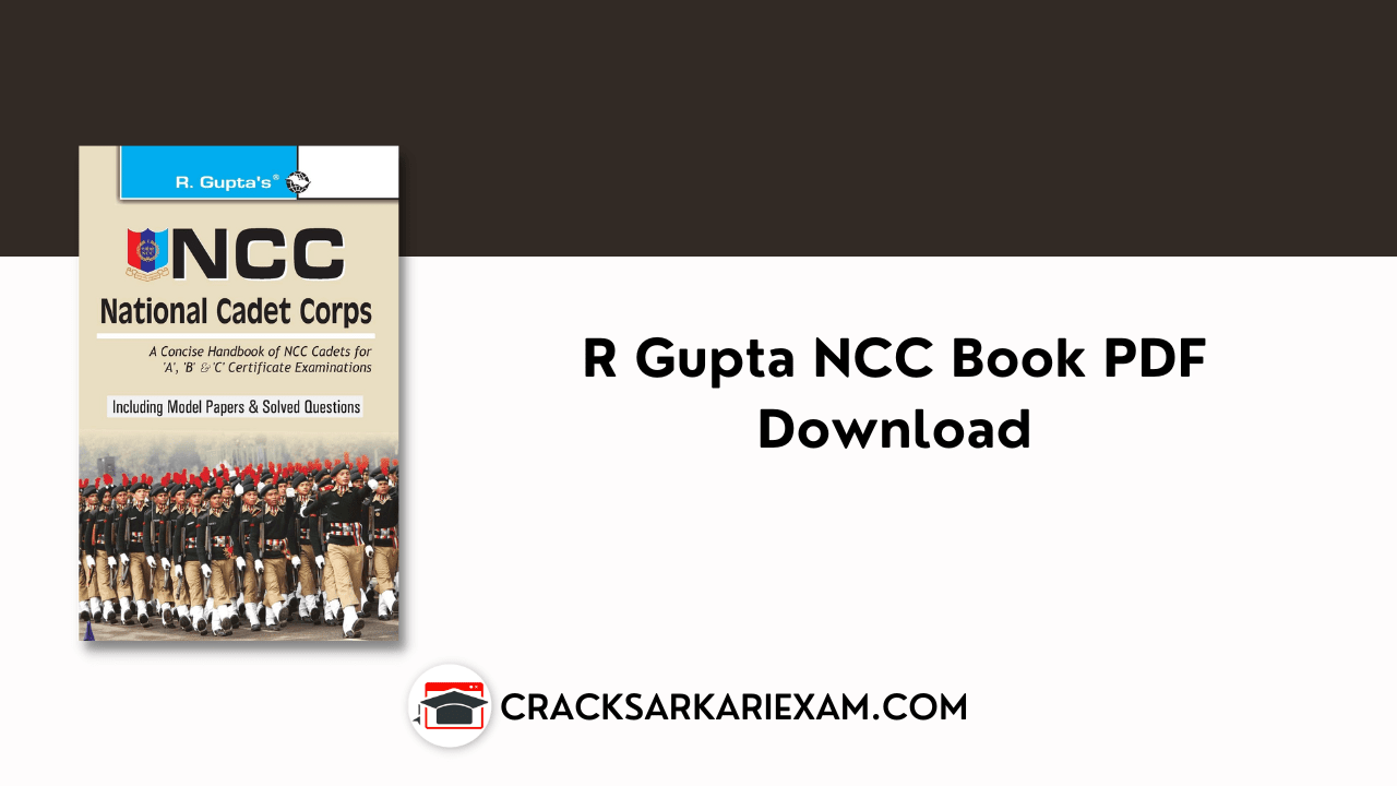 R Gupta NCC Book PDF Download