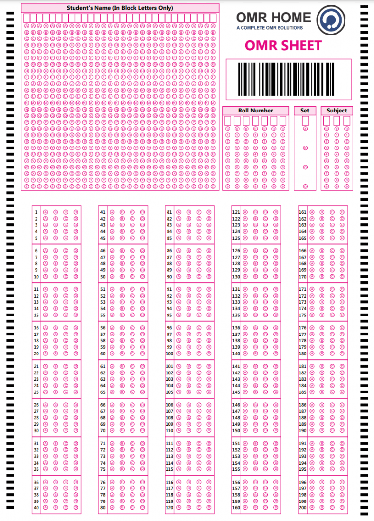 (2023) NEET OMR Sheet PDF Download For Practice