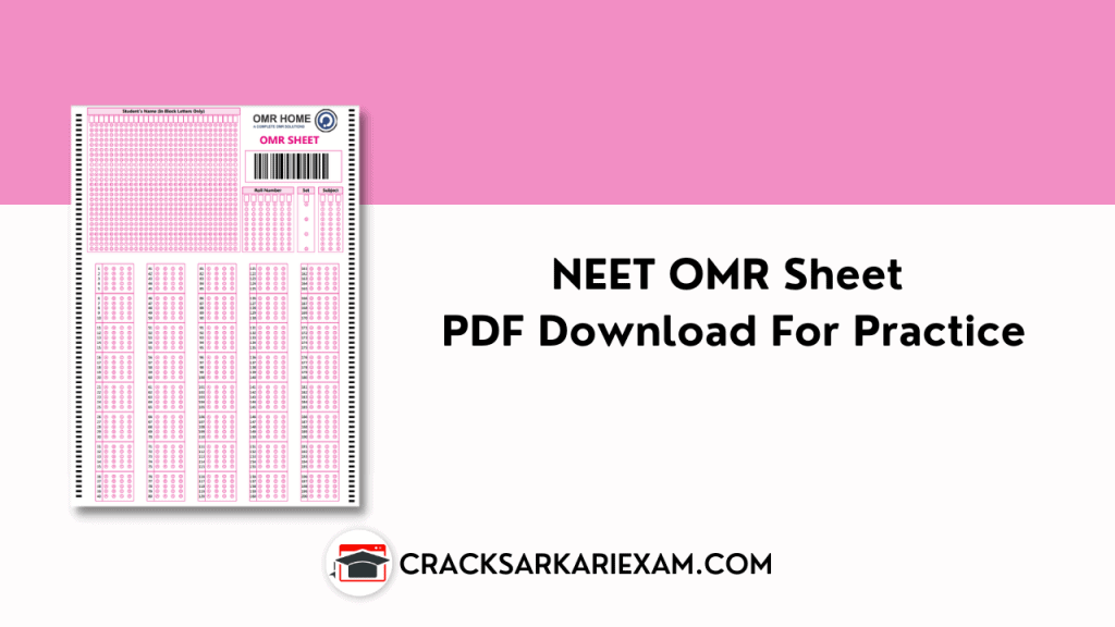 Neet Omr Sheet Pdf Download For Practice