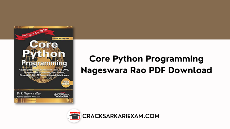 Core Python Programming Nageswara Rao PDF Download