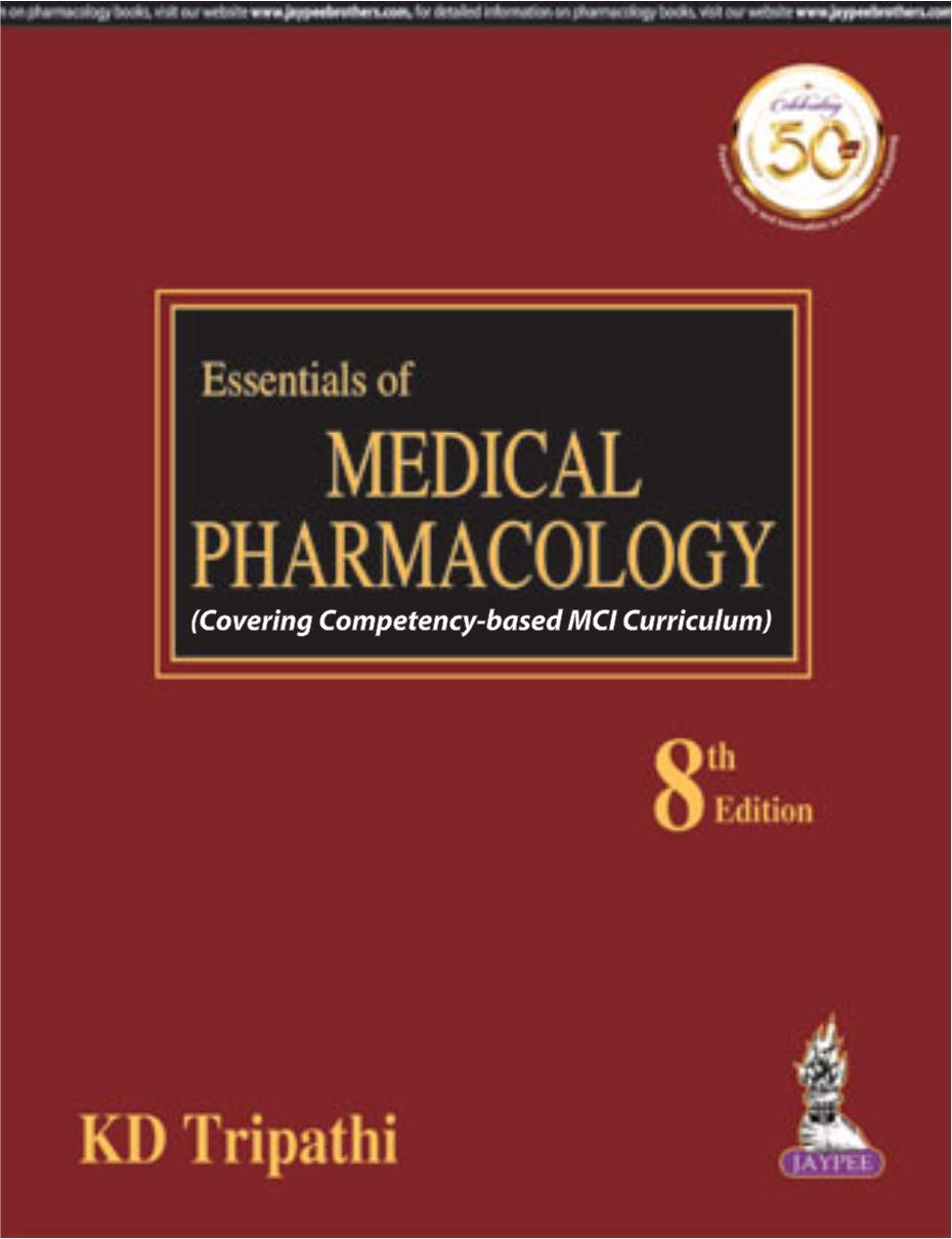Kd Tripathi Pharmacology Book Pdf