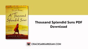 Thousand Splendid Suns PDF Download