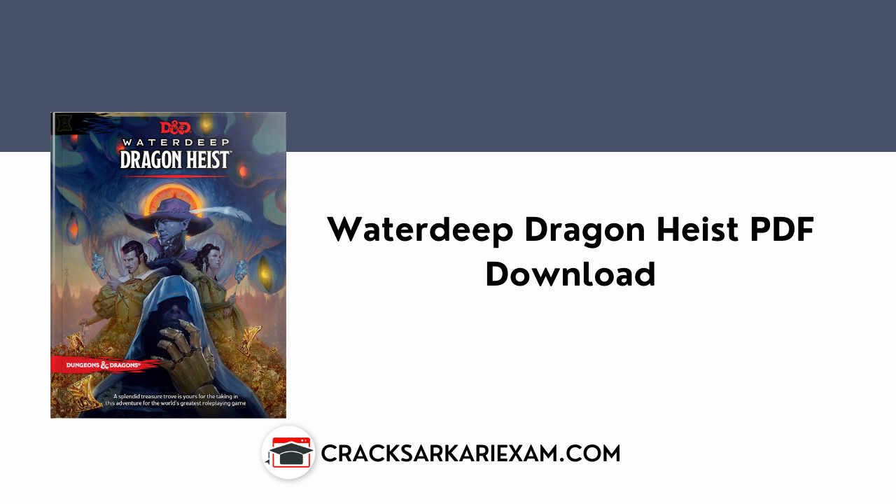 Waterdeep Dragon Heist PDF Download